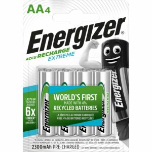 Energizer Akku Extreme AA Mignon 2300 mAh 4 Stück Wiederaufladbar