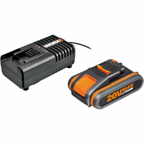 Worx Akku und Lader 20 V 2 Ah WA3601