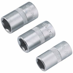 LUX Steckschlüssel Set 3-teilig 8-10 mm Comfort