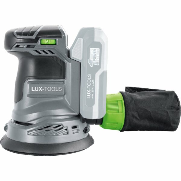 LUX Akku-Exzenterschleifer 1 PowerSystem A-EXS-20/125