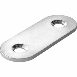 Hettich Verbindungsblech 40 mm x 15 mm Edelstahl Matt 1 Stück