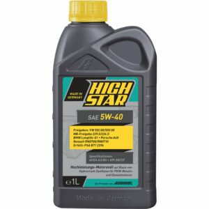 High Star SAE 5W-40 1 l Motoröl