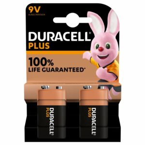 Duracell Batterien Plus MN1604/6LR61 9 V 2er-Pack