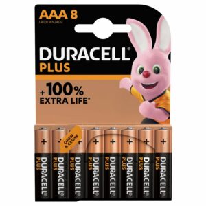 Duracell Batterien Plus MN2400/LR3 AAA 8er-Pack
