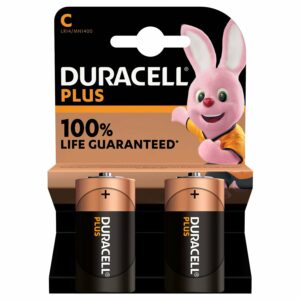 Duracell Batterien Plus MN1400/LR14 C 2er-Pack