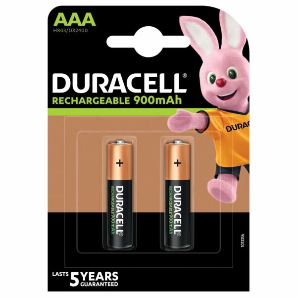 Duracell Batterien Rechargeables HR03 AAA 900 mA 2er-Pack
