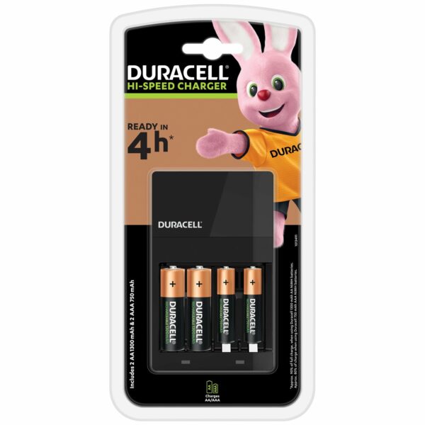 Duracell Akkuladegerät 45min Charger CEF14 +2AA/2AAA