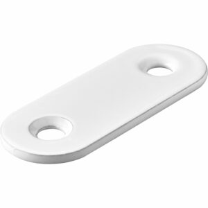 Hettich Verbindungsblech 15 mm x 40 mm Stahl Pulverbeschichtet Weiß 1 Stück