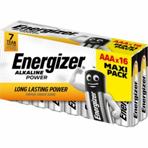 Energizer Batterie Alkaline Power Micro AAA 16 Stück Paper Box