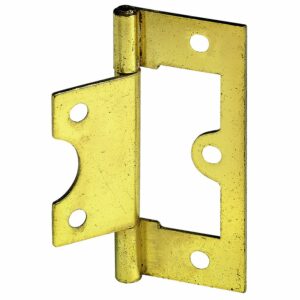 Hettich Lamellentürscharnier 50 mm x 23 mm Stahl vermessingt 2 Stück