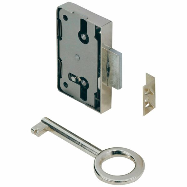 Hettich Nutbart-Aufschraubschloss 60 mm x 38 mm x 8