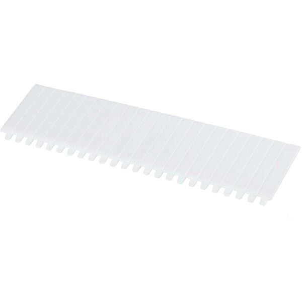 F-Tronic Verschlußstreifen für 12 PLE 220 mm Weiß