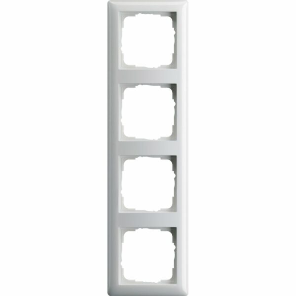 Gira Abdeckrahmen 4-fach Standard55 Reinweiß glänzend