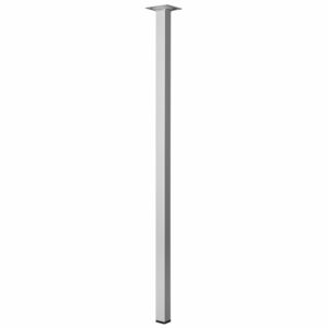 Hettich Tischbein 25 mm x 25 mm x 700 mm Aluminium-Optik