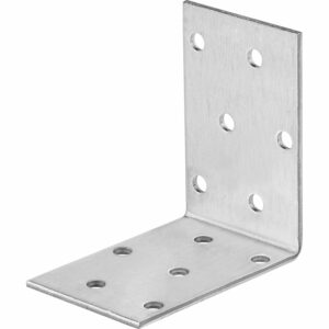 Winkelverbinder 60 mm x 60 mm x 40 mm Verzinkt 10 Stück