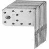 Winkelverbinder 70 mm x 70 mm x 55 mm Verzinkt 10 Stück