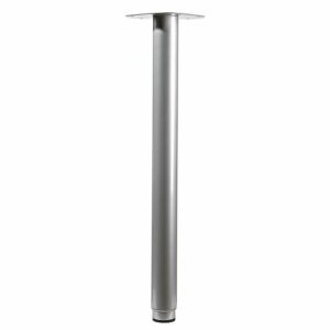 Hettich Tischbein Ø 50 mm x 900 - 1200 mm Silber inkl. Montageplatte