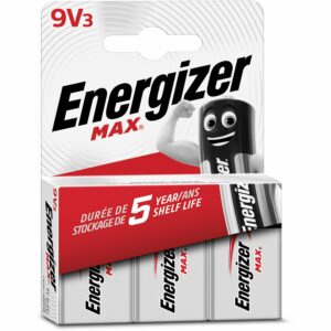 Energizer Alkaline Batterie Max 9V E-Block 3 Stück