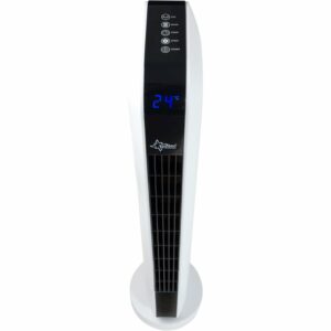 Suntec Turmventilator CoolBreeze 9000 TO Slim+ 90 cm Weiß-Schwarz