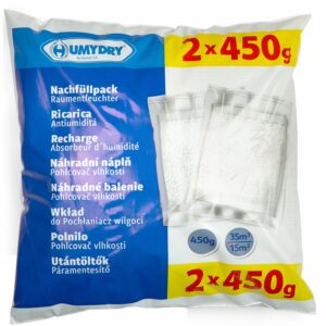 Humydry Raumentfeuchter Basic Nachfüllpackung  2 x 450 g