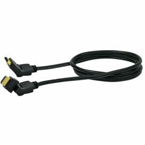 High-Speed HDMI-Kabel mit Ethernet Schwenkbar Schwarz 1