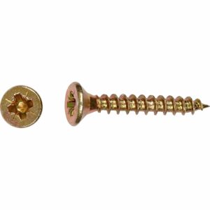 LUX Senkkopf Universalschraube Ø 3 mm x 12 mm Kreuzschlitz PZ-Antrieb 25 Stück