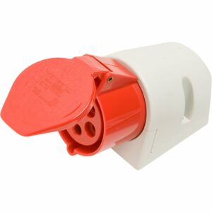 CEE Wandsteckdose 5-polig IP44 32 A Rot