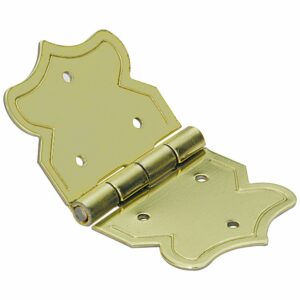 Hettich Schatullen-Scharnier 20 mm x 37 mm x 20 mm Stahl Vermessingt 2 Stück