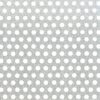 Lochblech Silber eloxiert Lochung rund 250 mm x 500 mm x 0