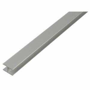 U-Profil selbstklemmend Silber eloxiert 22 mm x 22