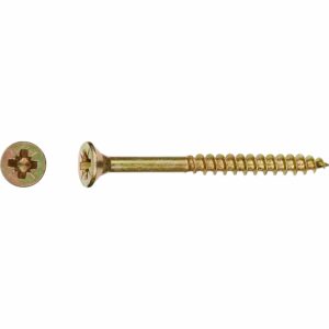 LUX Senkkopf Universalschraube Ø 5 mm x 30 mm Kreuzschlitz PZ-Antrieb 20 Stück