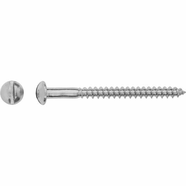 LUX Halbrundkopf Holzschraube Ø 5 mm x 60 mm Verzinkt 20 Stück