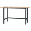 Pador Werktisch Grundmodul 150 cm Anthrazitgrau