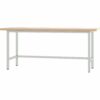 Pador Werktisch Grundmodul 200 cm Lichtgrau
