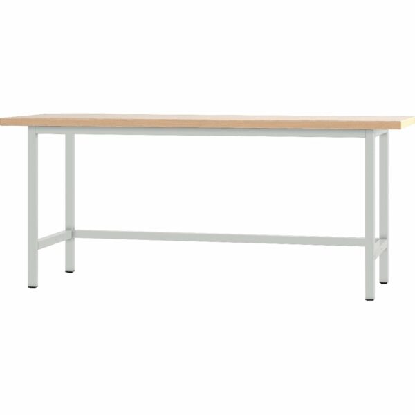 Pador Werktisch Grundmodul 200 cm Lichtgrau