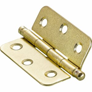 Hettich Zierscharnier 50 mm x 40 mm vermessingt