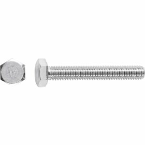 LUX Maschinenschraube M10 x 50 mm Verzinkt Vollgewinde 50 Stück