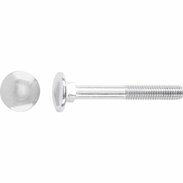 LUX Schlossschraube M6 x 100 mm Edelstahl Teilgewinde
