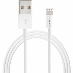 USB 2.0 Ladekabel mit Lightning Connector Anschluss Weiß 1 m
