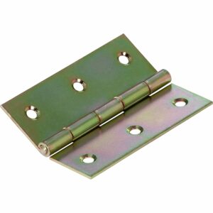 Scharnier Schmal Gelb Verzinkt 60 mm x 34 mm