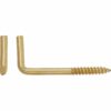 LUX Schraubhaken Ø 3 mm x 40 mm Verzinkt 6 Stück