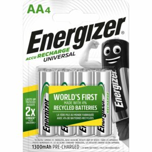 Energizer Akku Universal AA Mignon 1300 mAh 4 Stück