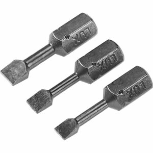 LUX Torsion Bit-Set Comfort für Schlitzschrauben 3-teilig