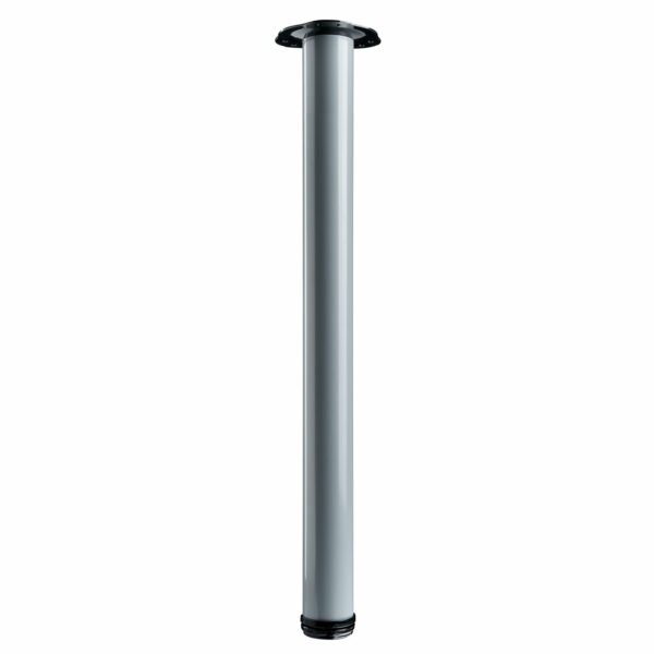 Hettich Tischbein-Set 4-teilig Ø 60 mm x 710 mm Aluminium-Optik