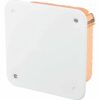 Hohlwand-Abzweigkasten 115 x 115 x 47 mm Orange - Weiß IP30