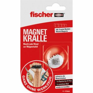 Fischer Magnetkralle 4 Stück