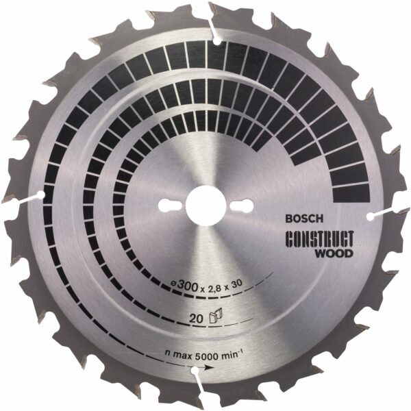 Bosch Kreissägeblatt Construct Wood 300 x 30 x 2