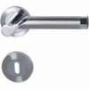 Alpertec Rosetten-Garnitur Solid 1 Edelstahl matt/poliert