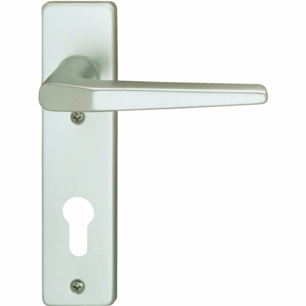 Alpertec Kurzschild-Garnitur Floronce Aluminium Profilzylinder