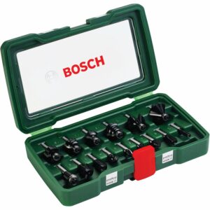 Bosch HM-Fräser-Set Promoline 8 mm Schaft 15-teilig